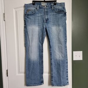 Ariat M2 Jeans Sz 38/30 Stirling Shasta Low Rise Bootcut Western Workwear